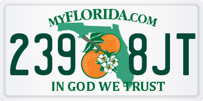 FL license plate 2398JT
