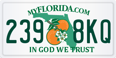FL license plate 2398KQ