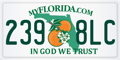 FL license plate 2398LC