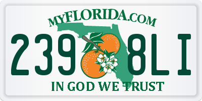 FL license plate 2398LI