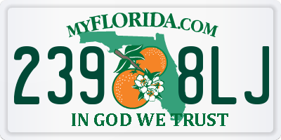 FL license plate 2398LJ