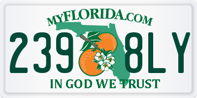 FL license plate 2398LY