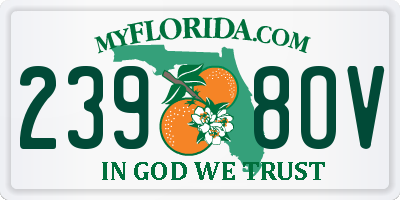 FL license plate 2398OV