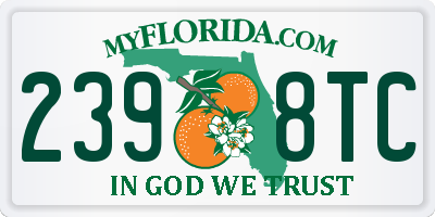 FL license plate 2398TC