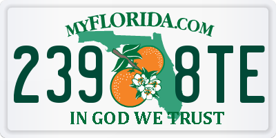 FL license plate 2398TE