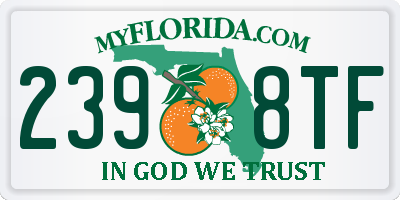 FL license plate 2398TF