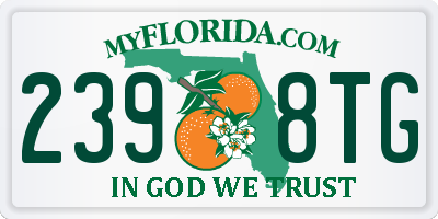 FL license plate 2398TG