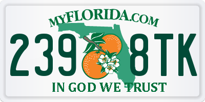 FL license plate 2398TK