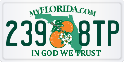 FL license plate 2398TP