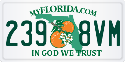 FL license plate 2398VM