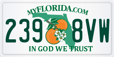 FL license plate 2398VW