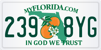 FL license plate 2398YG