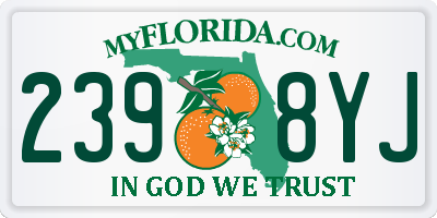 FL license plate 2398YJ
