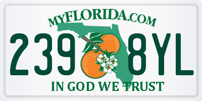 FL license plate 2398YL