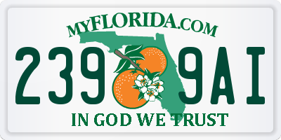 FL license plate 2399AI