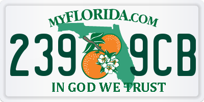 FL license plate 2399CB