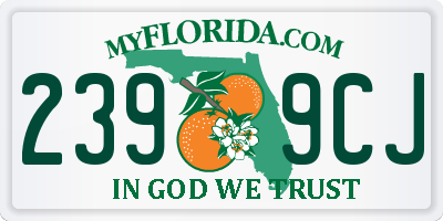 FL license plate 2399CJ