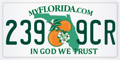 FL license plate 2399CR