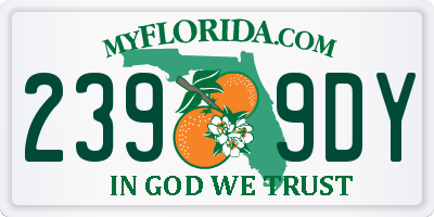 FL license plate 2399DY