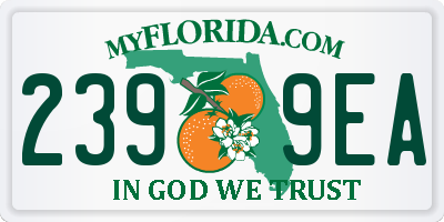 FL license plate 2399EA