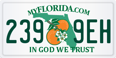 FL license plate 2399EH