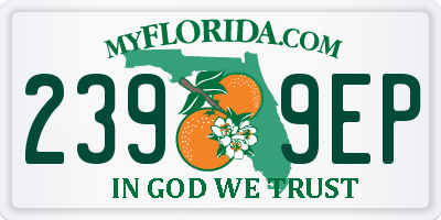 FL license plate 2399EP