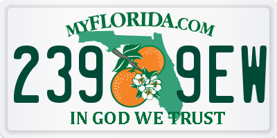 FL license plate 2399EW