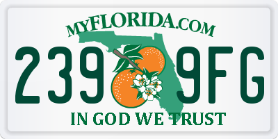 FL license plate 2399FG