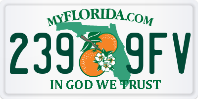 FL license plate 2399FV