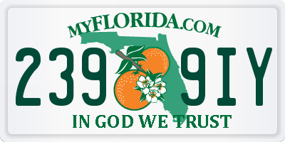 FL license plate 2399IY