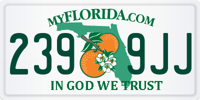 FL license plate 2399JJ