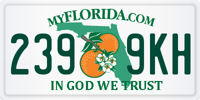 FL license plate 2399KH