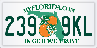 FL license plate 2399KL