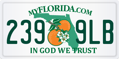 FL license plate 2399LB