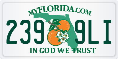 FL license plate 2399LI