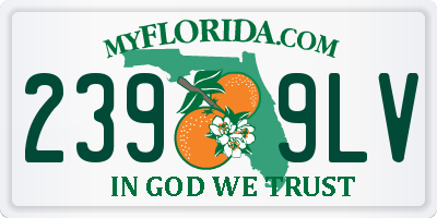 FL license plate 2399LV