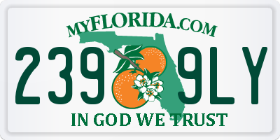 FL license plate 2399LY
