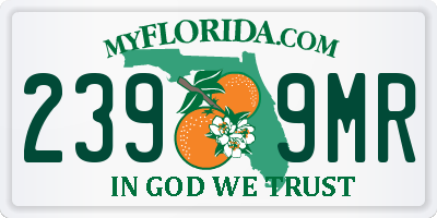 FL license plate 2399MR