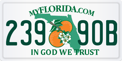 FL license plate 2399OB
