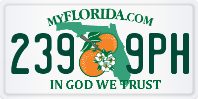 FL license plate 2399PH