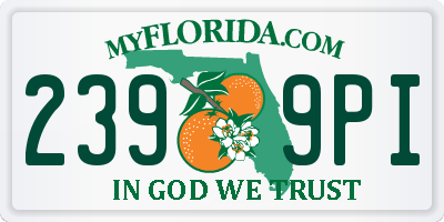FL license plate 2399PI