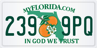 FL license plate 2399PQ