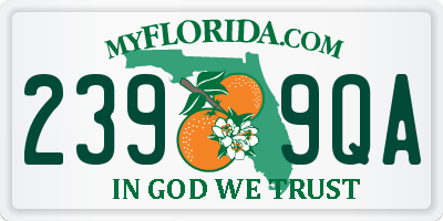 FL license plate 2399QA