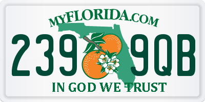 FL license plate 2399QB
