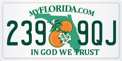 FL license plate 2399QJ
