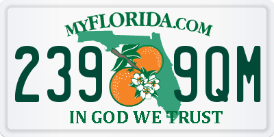 FL license plate 2399QM