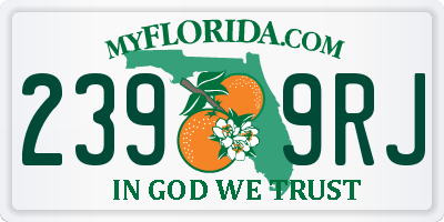 FL license plate 2399RJ