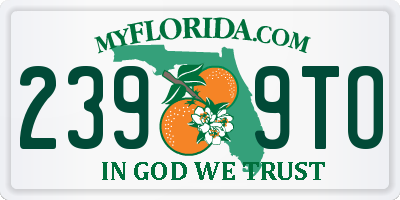 FL license plate 2399TO