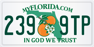 FL license plate 2399TP