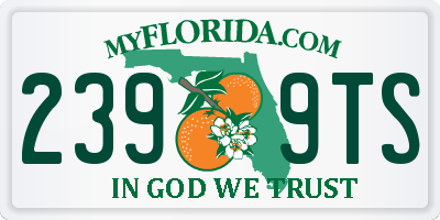 FL license plate 2399TS